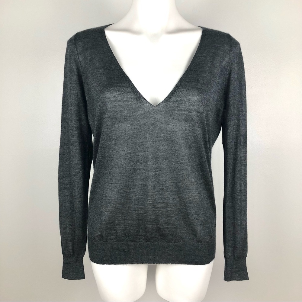 Theyskens' Theory Cashmere Gray Long Sleeve Top S